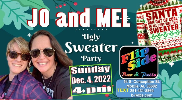 Flip Side Ugly Sweater party